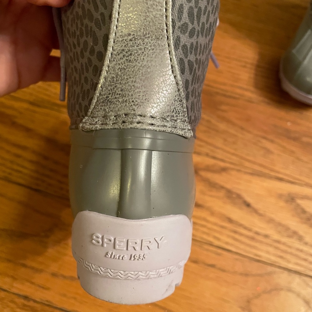 Kids Sperry duck boots